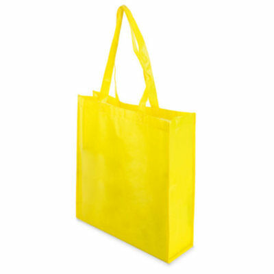 BOLSA NON WOVEN LAMIN BRILL AMO AMARILLA BOLSA NON WOVEN LAMIN BRILL AMO AMARILLA