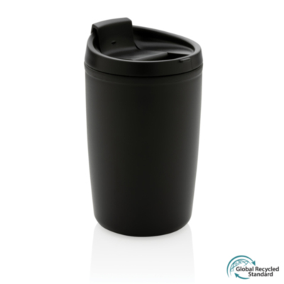 Taza de PP reciclado GRS con tapa de seguridad