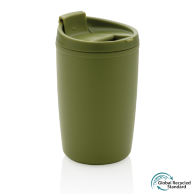 Taza de PP reciclado GRS con tapa de seguridad