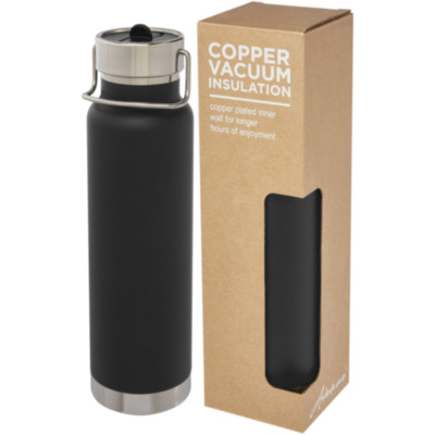 Bidón deportivo de 750 ml con aislamiento al vacío de cobre 