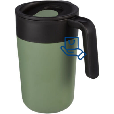 Taza de 400 ml con doble pared reciclada 