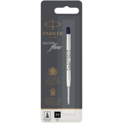 Parker recambio de bolígrafo Quinkflow (tinta negra)