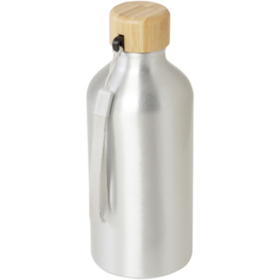 Bidón de aluminio reciclado de 500 ml con certificación RCS 