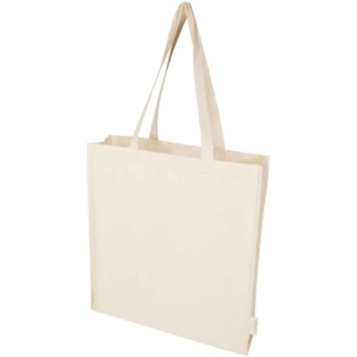 Bolsa Tote de 14 l con refuerzos orgánica de 180 g/m² 