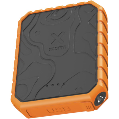 Batería externa de 10 000 mAh y 20 W QC3.0 resistente al agua y con linterna 