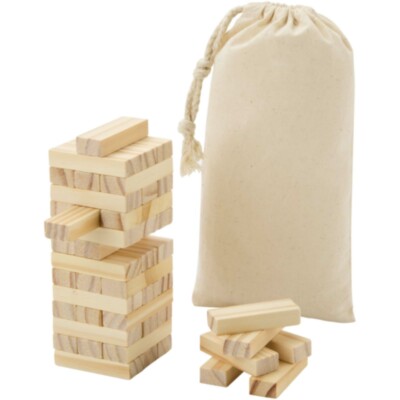 Juego de torre de madera 