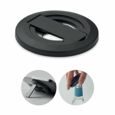 Soporte móvil y abrebotellas