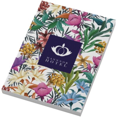 Libreta A6 de tapa blanda con 100 hojas 