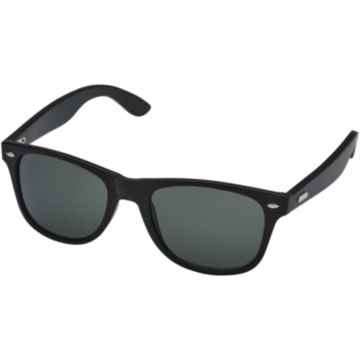 Gafas de sol de bambú con revestimiento en negro 