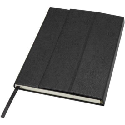 Libreta de tapa dura A5 de cuero regenerado 