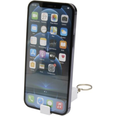 Soporte para teléfono con juguete de plástico reciclado 