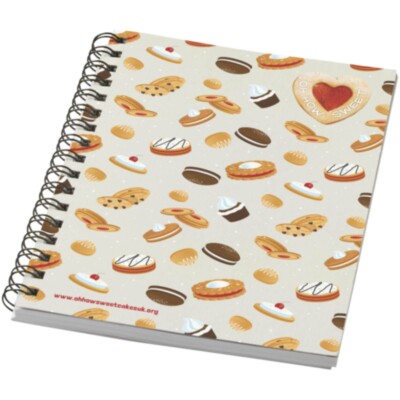 Cuaderno con espiral A6 a color 