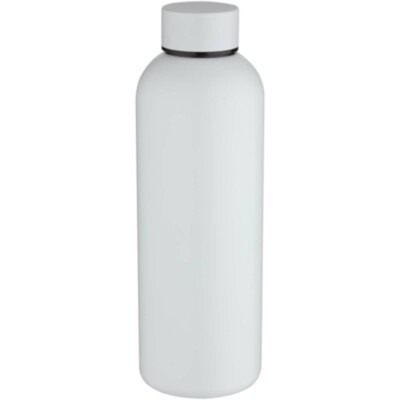 Botella de agua de 750 ml de acero inoxidable reciclado con pared simple y certificado RCS 