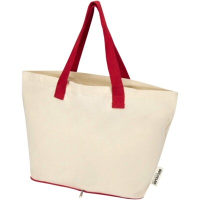 Bolsa Tote de 7 l de algodón reciclado GRS de 140 g/m² 