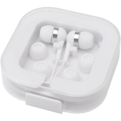Auriculares tipo C con cable y caja de plástico reciclado 