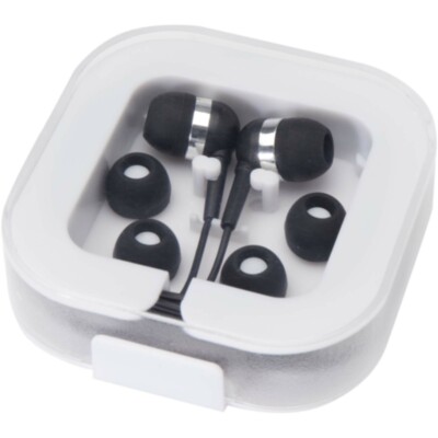 Auriculares tipo C con cable y caja de plástico reciclado 