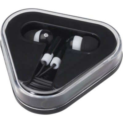 Auriculares con caja de plástico reciclado 
