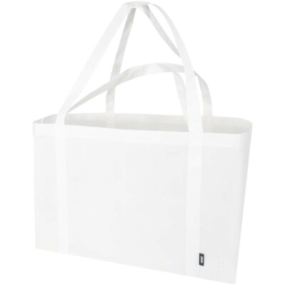 Bolsa Tote no tejida de material reciclado GRS extragrande de 65 l 
