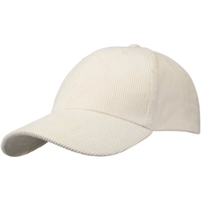 Gorra de 6 paneles de pana reciclada 