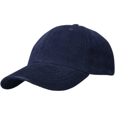 Gorra de 6 paneles de pana reciclada 