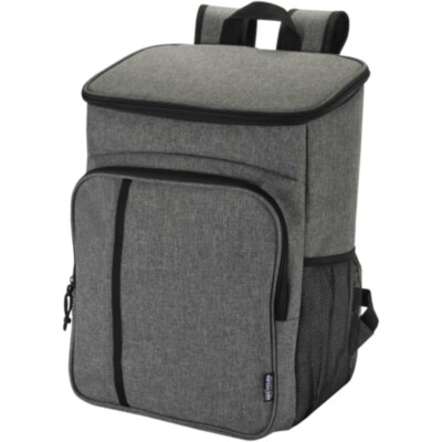 Mochila picnic nevera de 20l con material reciclado GRS incluyendo set de cubiertos 