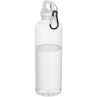 Bidón de 750 ml de plástico reciclado con certificado RCS y mosquetón 