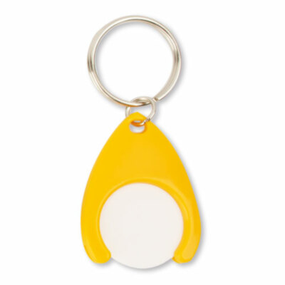 LLAVERO CARRO OPACO AMARILLO