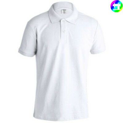 Adult White Polo Shirt "keya" MPS180
