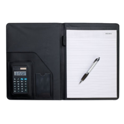 Portafolios A4 con calculadora