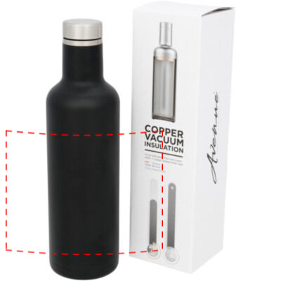 Botella con aislamiento de cobre al vacío de 750 ml  
