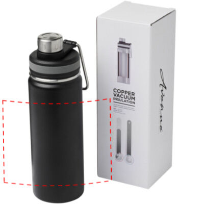 Bidón de 590 ml con aislamiento de cobre al vacío 