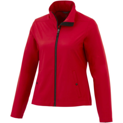 Chaqueta softshell con etiqueta personalizable para mujer 