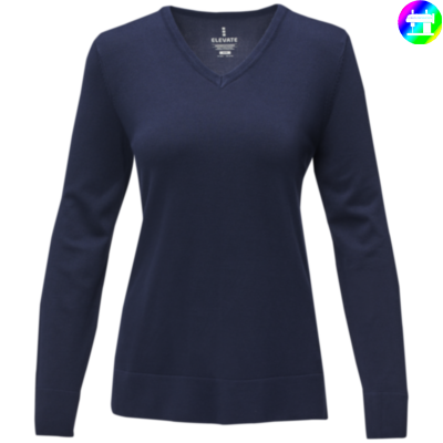 Jersey de cuello pico para mujer 