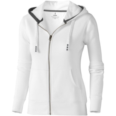 Sudadera con capucha y cremallera de mujer 