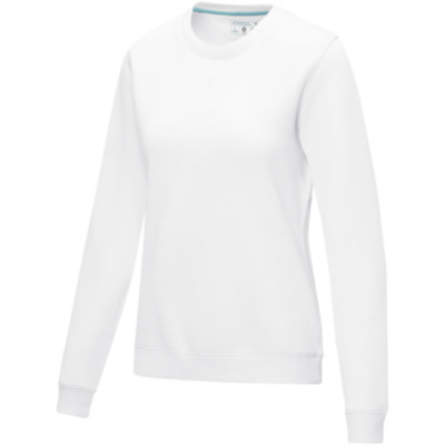 Jersey de cuello redondo de reciclado orgánico para mujer 