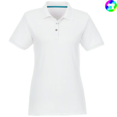 Polo de manga corta de material reciclado orgánico para mujer 