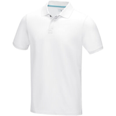 Polo orgánico de manga corta para hombre "Graphite" Polo orgánico de manga corta para hombre "Graphite"