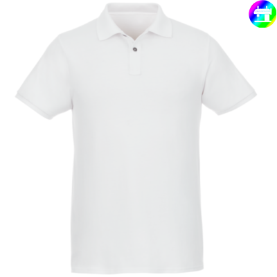 Polo de manga corta de material reciclado orgánico para hombre 