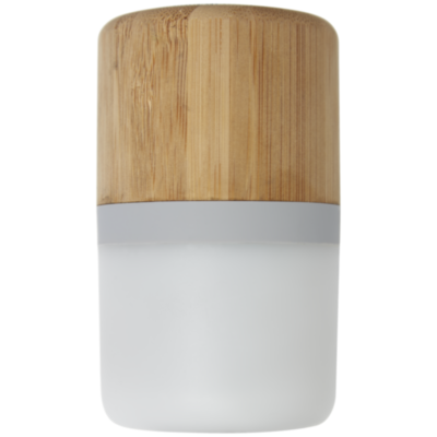 Altavoz de bambú con Bluetooth® y luz 