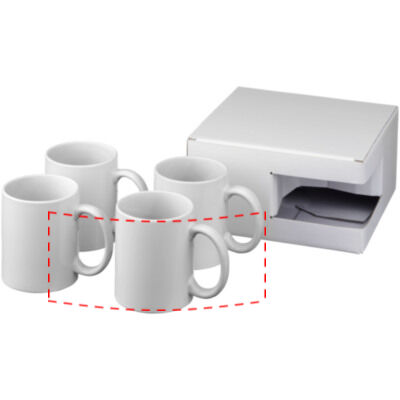 Set de regalo de 4 tazas de sublimación 