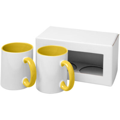 Set de regalo de 2 tazas de sublimación 