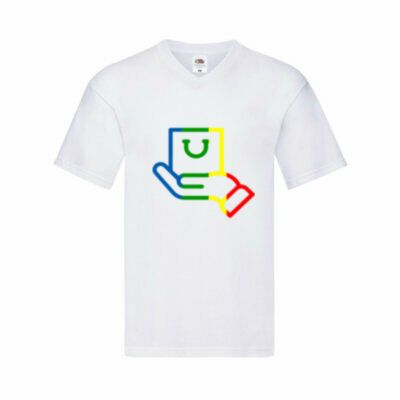 Camiseta Adulto Blanca Iconic V-Neck
