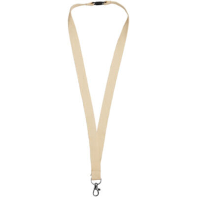 Lanyard de algodón con clip de seguridad 