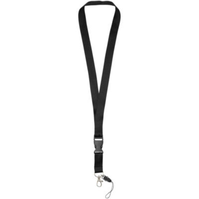 Lanyard con hebilla separable y enganche para móvil 