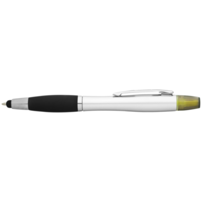 Bolígrafo stylus y marcador fluorescente 