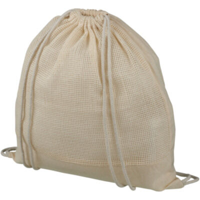 Mochila de cuerdas de algodón de malla 5L 