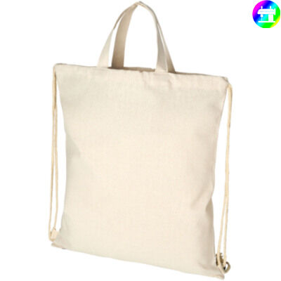 Mochila de cuerdas de algodón reciclado de 210 g/m² 6L 