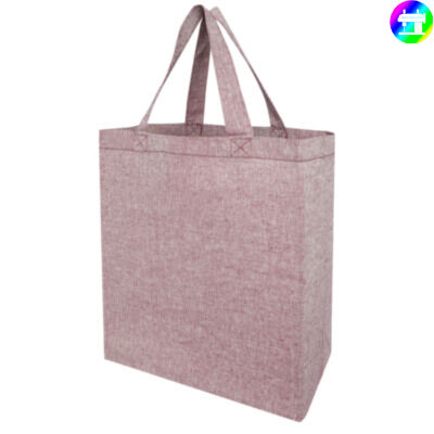 Bolsa Tote con fuelle de material reciclado de 150 g/m² 