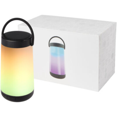 Altavoz para exterior IPX5 con luz ambiental RGB 