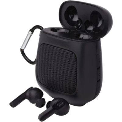 Altavoz y auriculares con emparejamiento automático True Wireless 